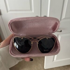 Miu Miu Butterfly Scenique Sunglasses